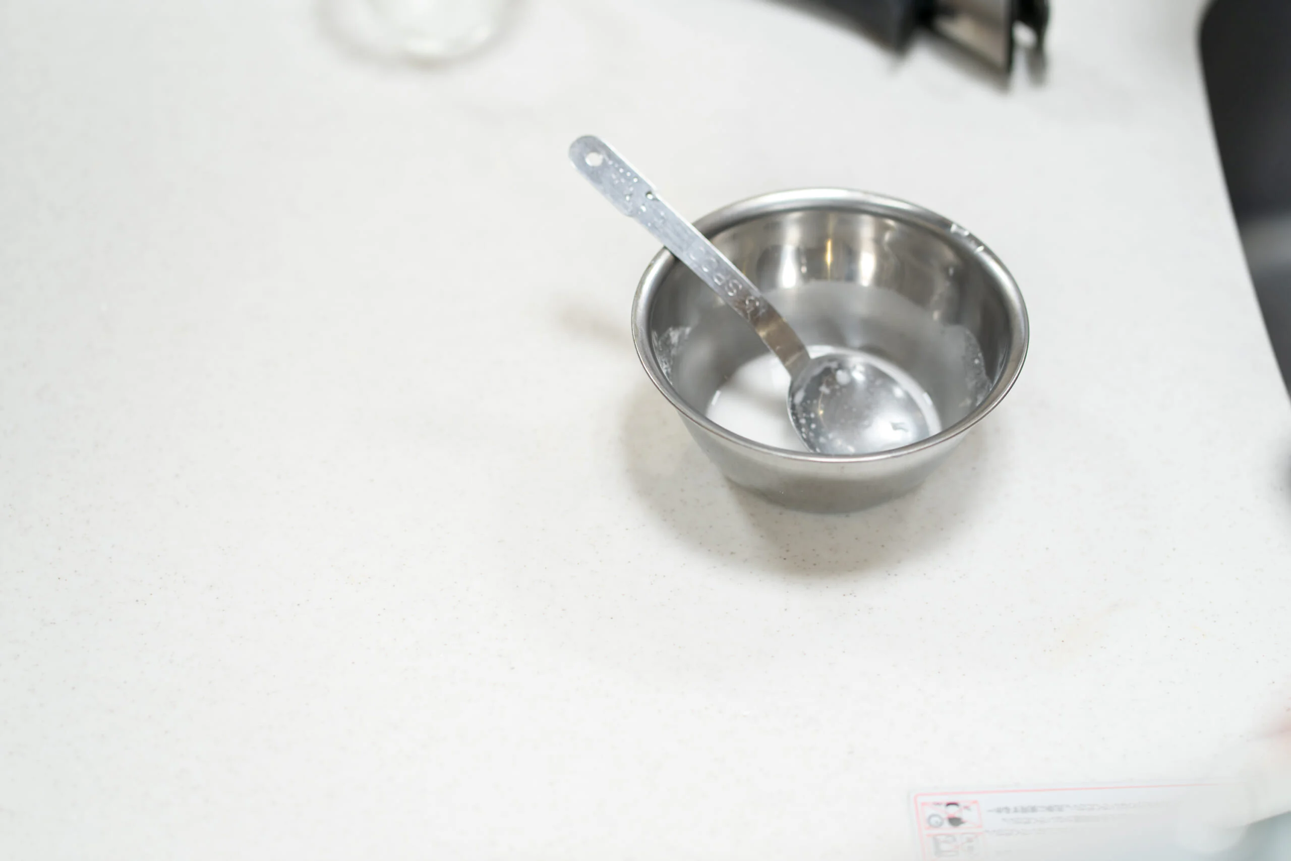 片栗粉を溶く水は、レシピとしては分量外で考えてOK