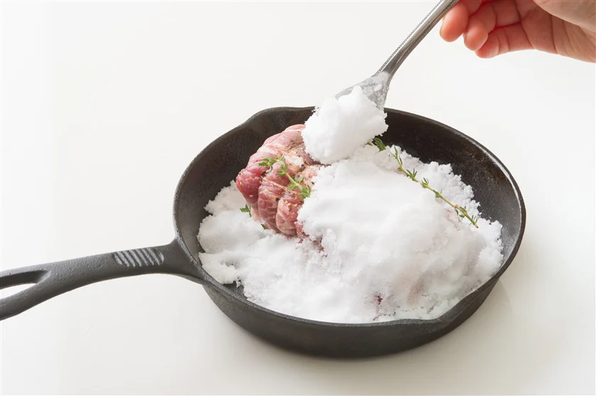 フライパンで作る塩釜豚のつくり方_2_1