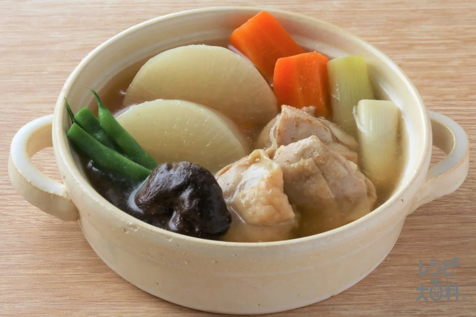 大根と鶏肉の和風ポトフ