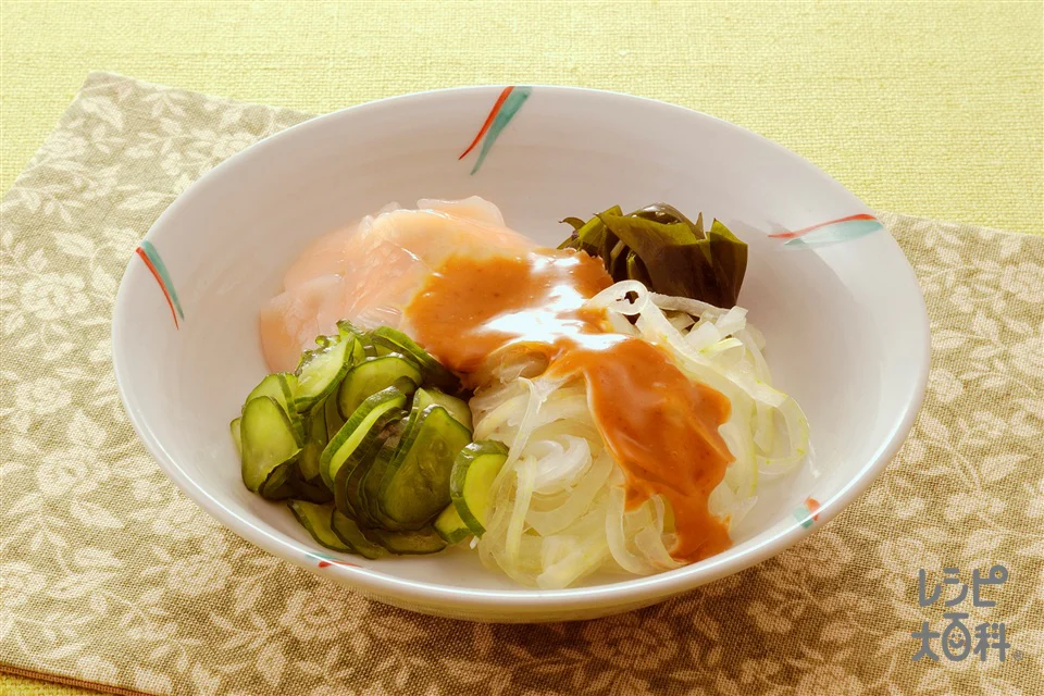 玉ねぎと貝柱のみそマヨネーズ