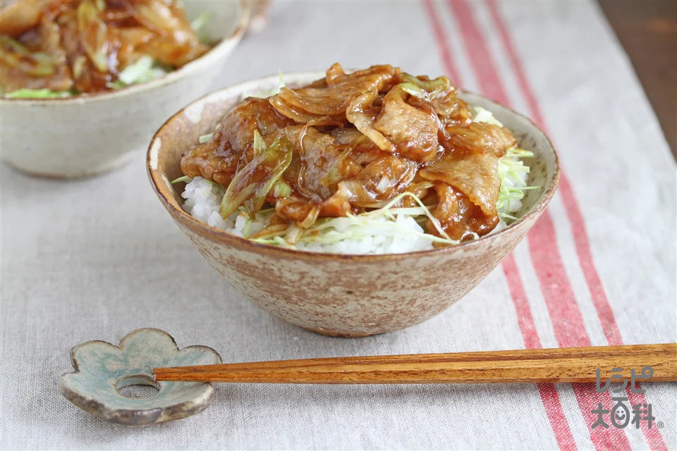 豚の照り焼き丼