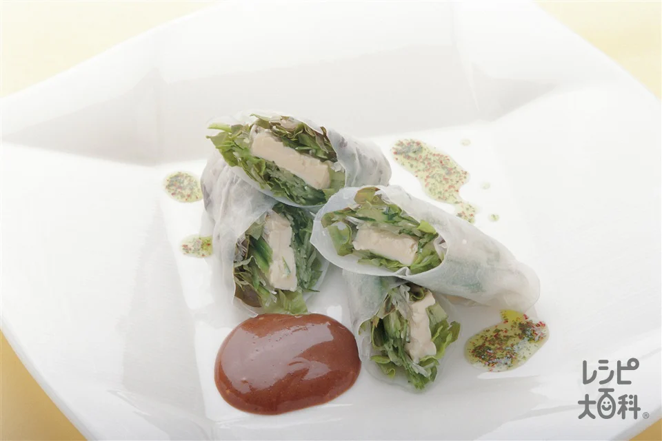 野菜たっぷり生春巻