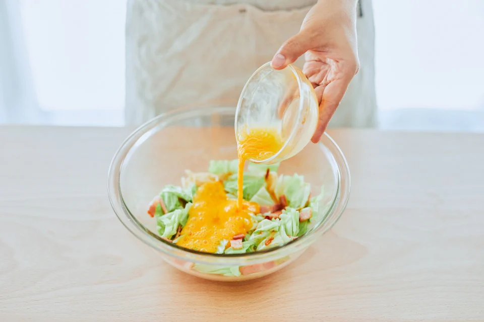 レンチン！ペペたまキャベツうどんのつくり方_3_2