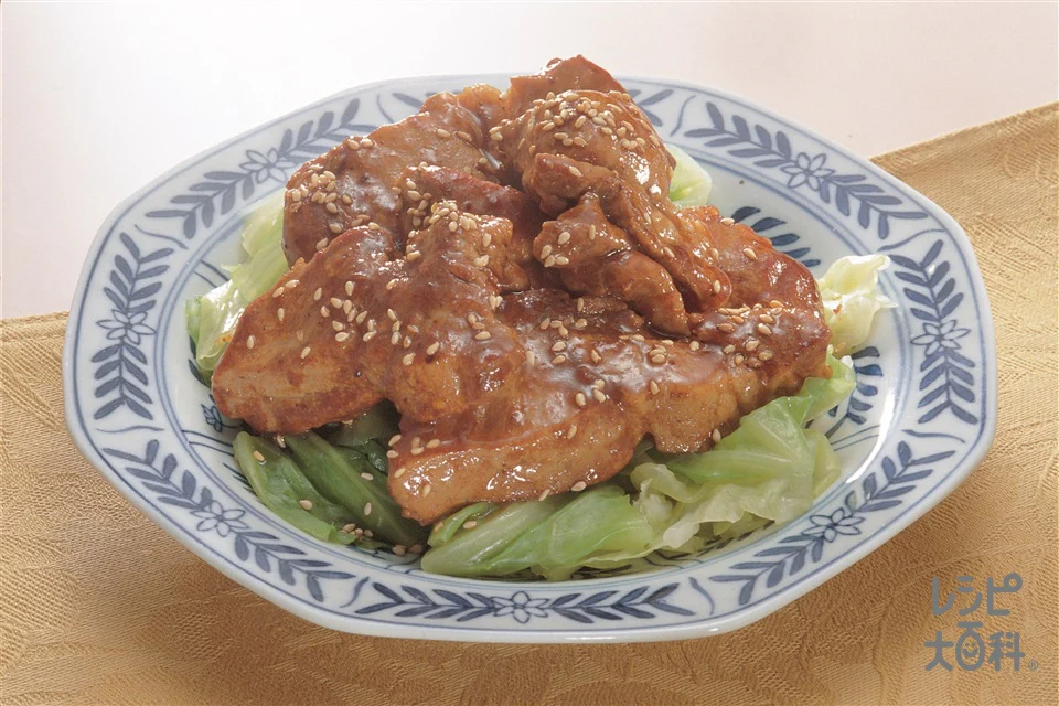 豚肉の照り焼き風