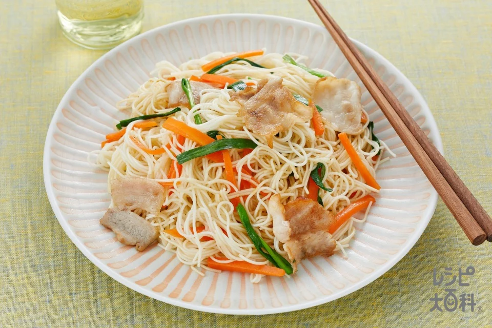 そうめんチャンプルー<塩分控えめ>