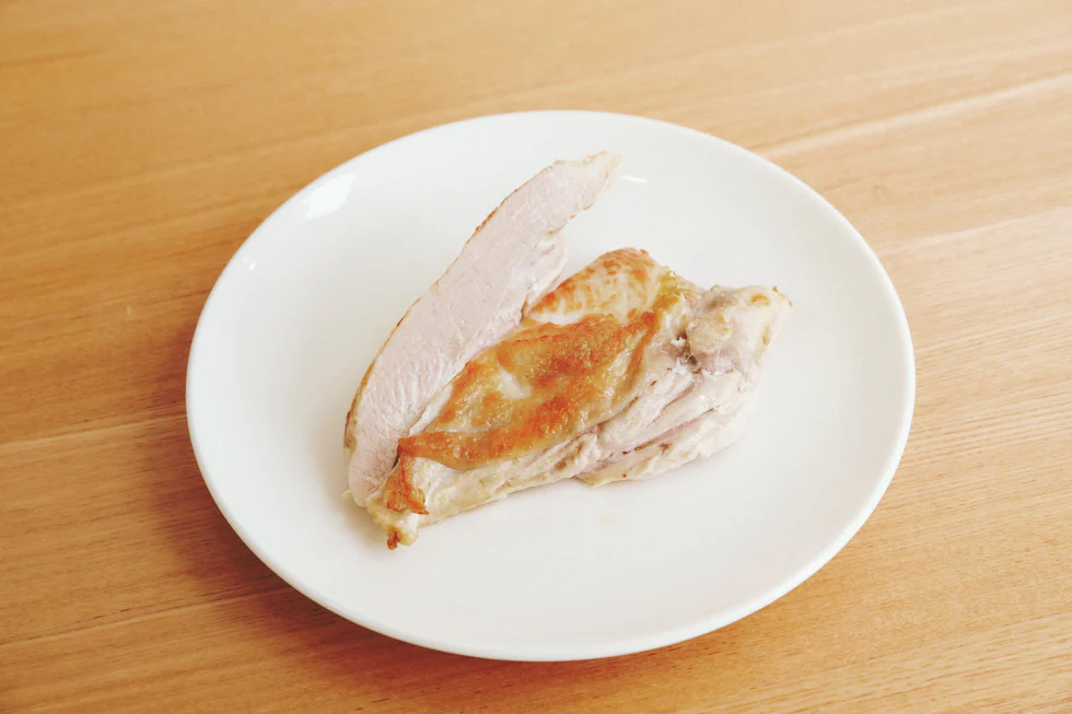 お好みで最後に塩を振りかけて、完成です!