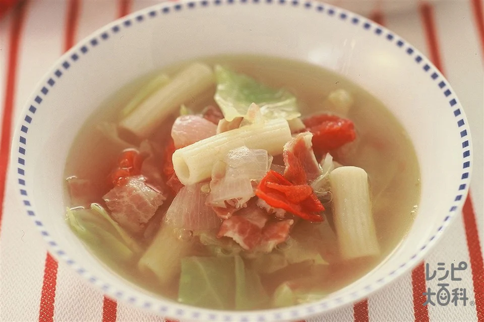 マカロニ入りミネストローネ