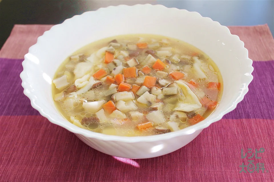 ひっつみ根菜スープ(ひっつみこんこんスープ)