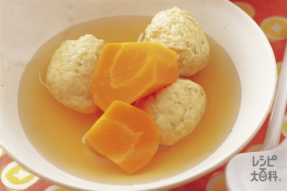 鶏だんごとにんじんの和風ポトフ