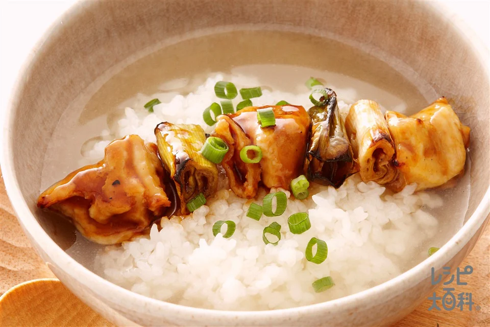 焼き鳥スープかけごはん