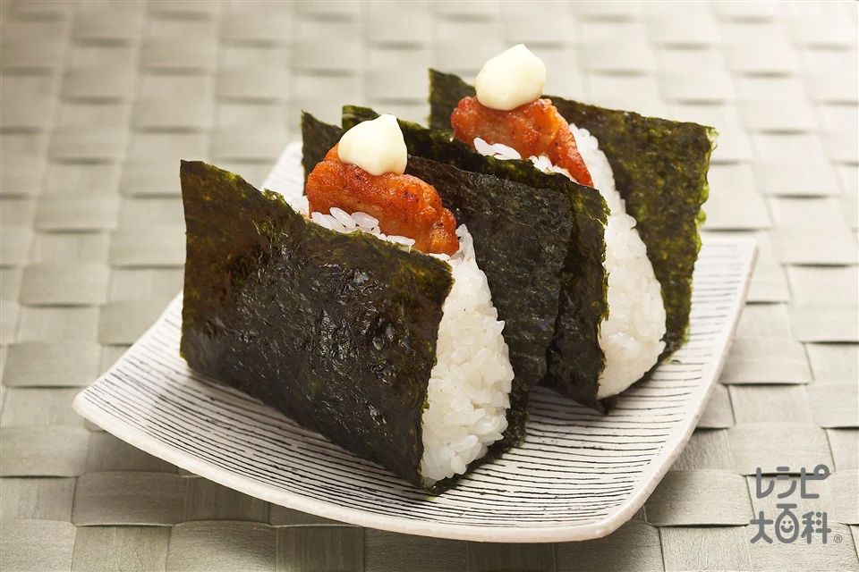 から揚げおにぎりマヨトッピング