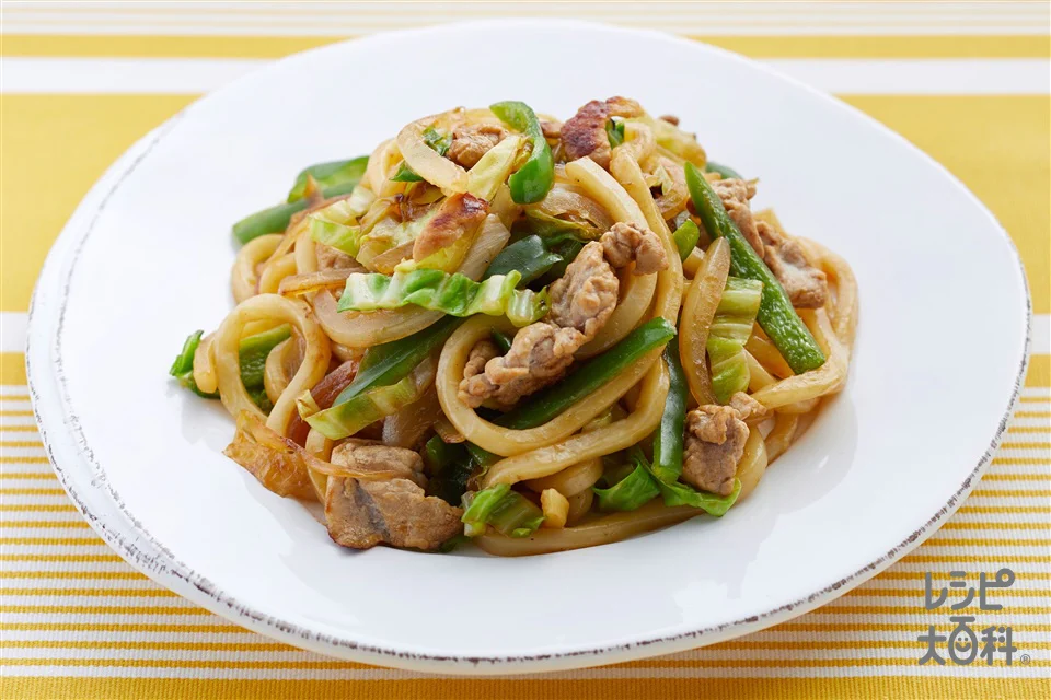 焼きうどん<塩分控えめ>