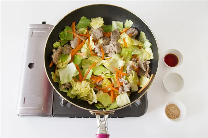 豚肉とキャベツの簡単和風炒めのつくり方_2_1