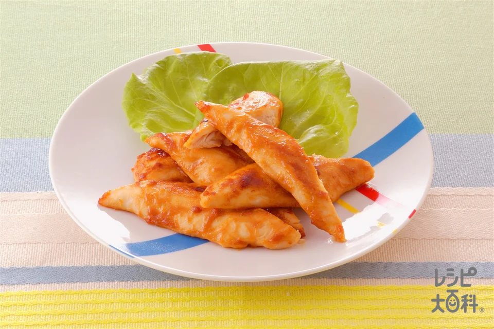 ささ身のピーナッツ照り焼き
