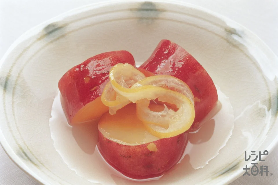 さつまいもとレモンのサワー煮
