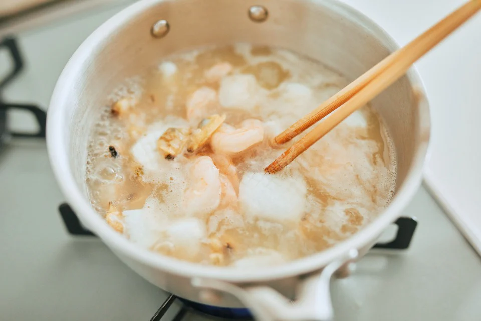 シーフードミックスでつくる炊飯器パエリアのつくり方_2_1