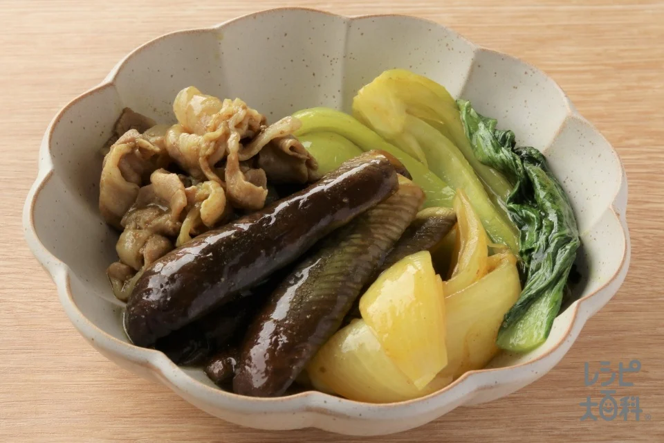 茄子と豚肉の和風カレー煮