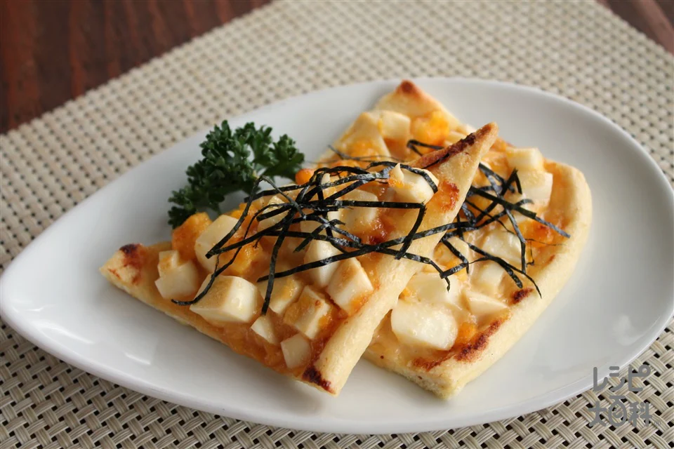 油揚げの味噌マヨエッグトースト風
