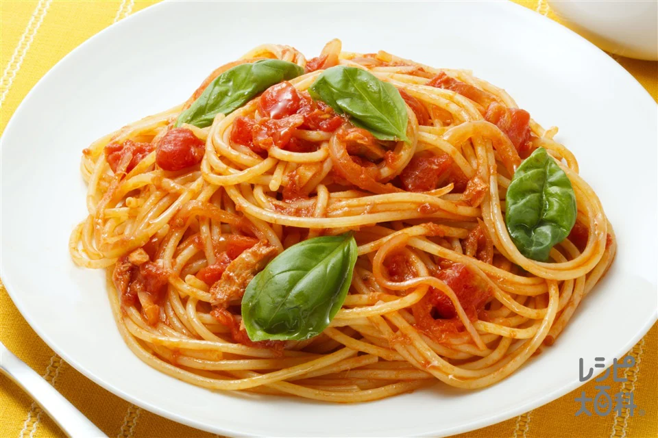 味つけは「こんぶだし」だけ トマトとツナのパスタ