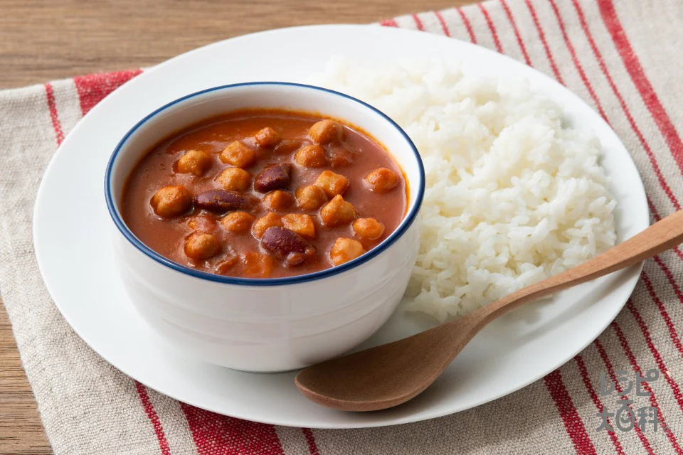 トマト豆カレー