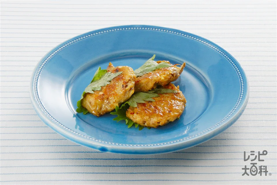豆腐のごぼう入りつみれバーグ
