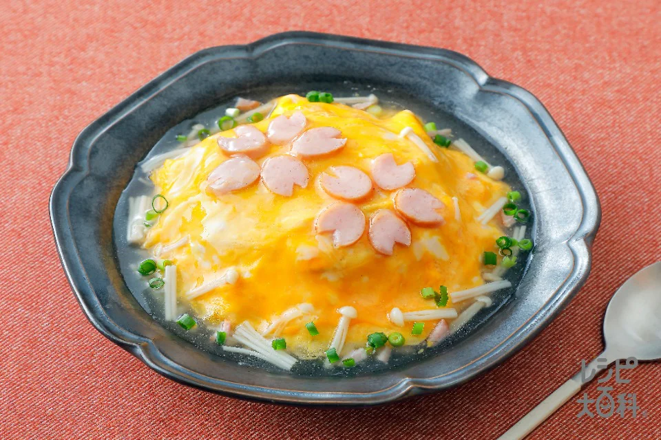 合格!あんかけオムライス