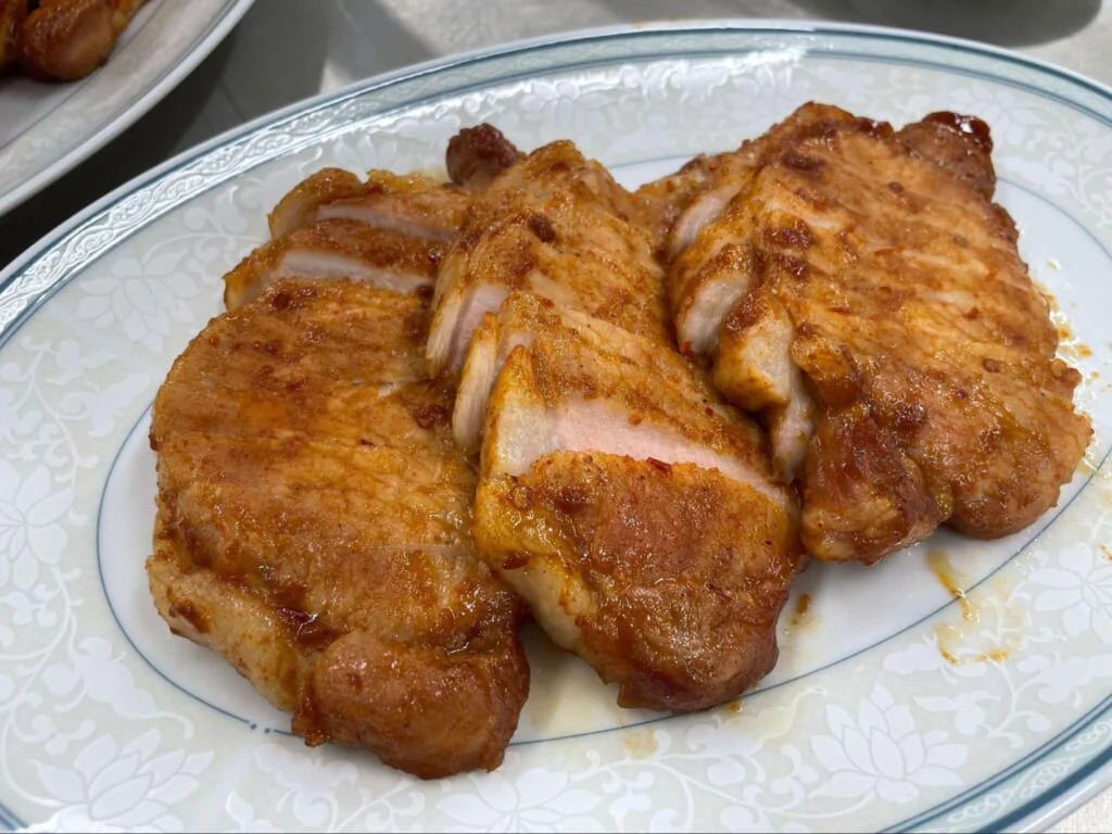 中華醤を使った特製チャーシュー