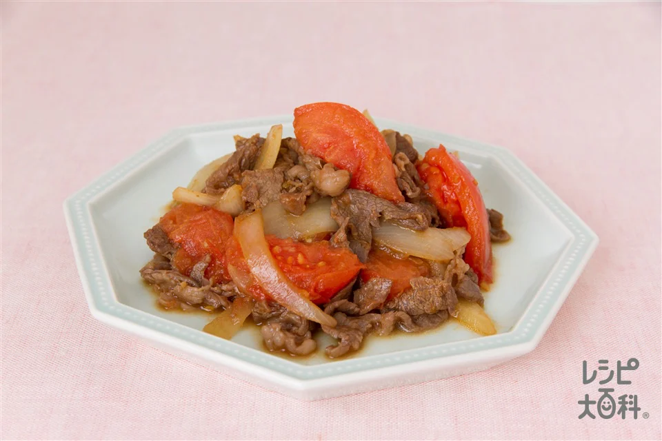 牛肉とトマトの中華風炒め