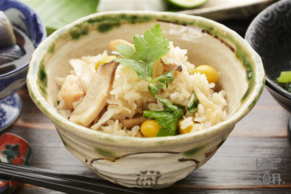 鶏肉と千切り大根のだし炊きご飯