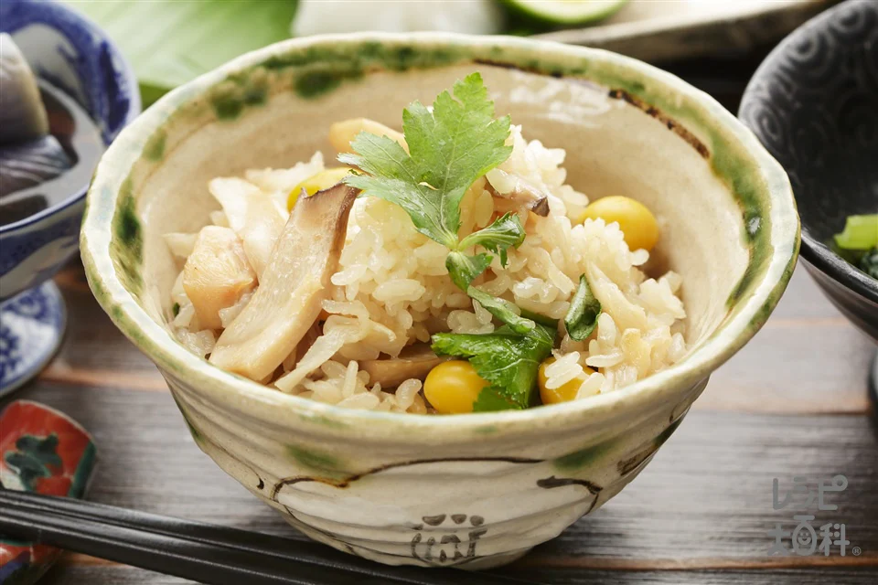 鶏肉と千切り大根のだし炊きご飯