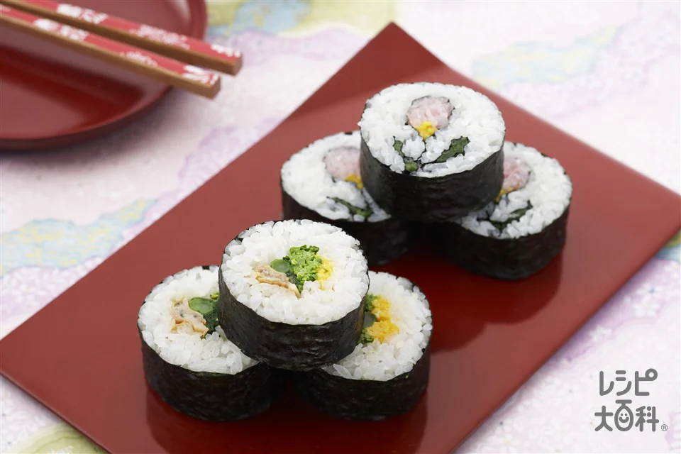 房総太巻き寿司（菜の花・はまぐり）