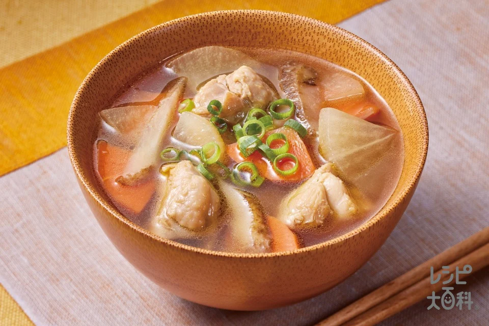 鶏けんちん汁