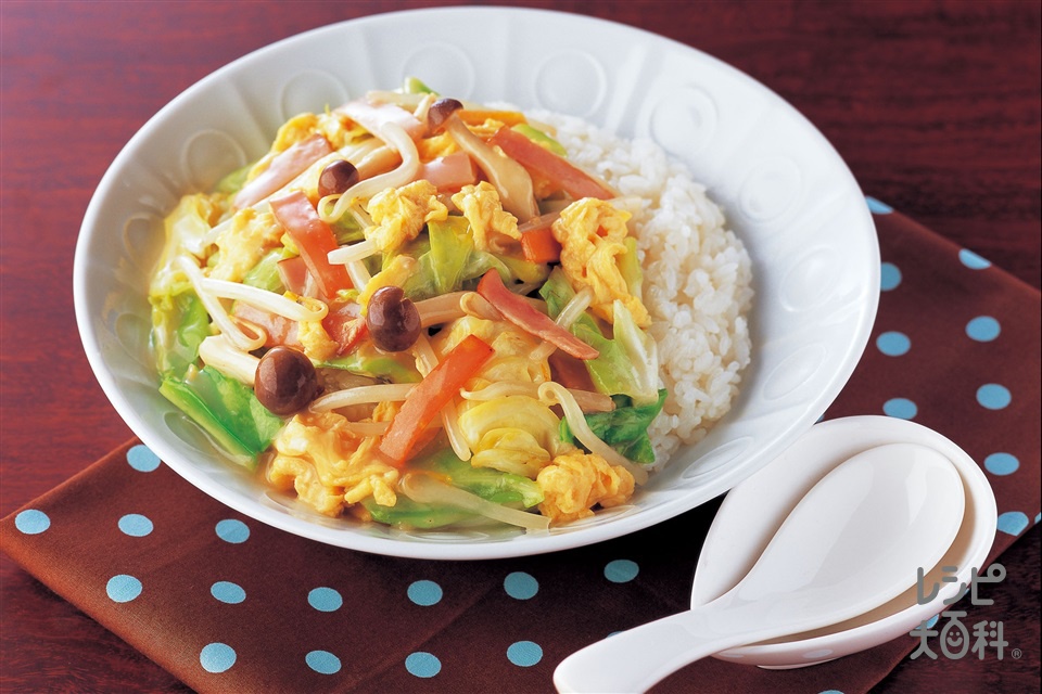 お手軽野菜あんかけ丼の献立 | 献立・メニュー｜【味の素パーク】