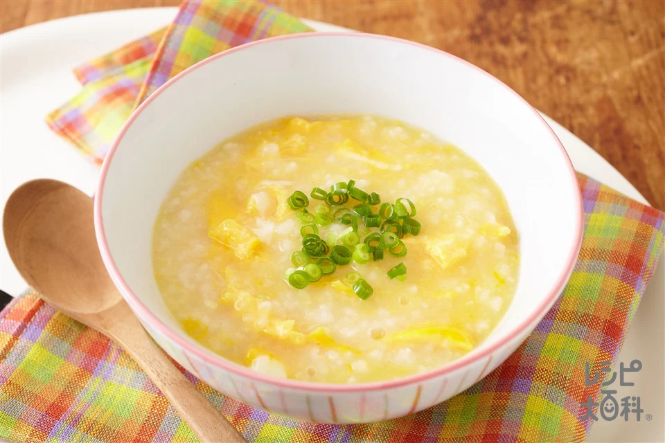 鶏だし卵おかゆ（味の素KK 白がゆ使用） 