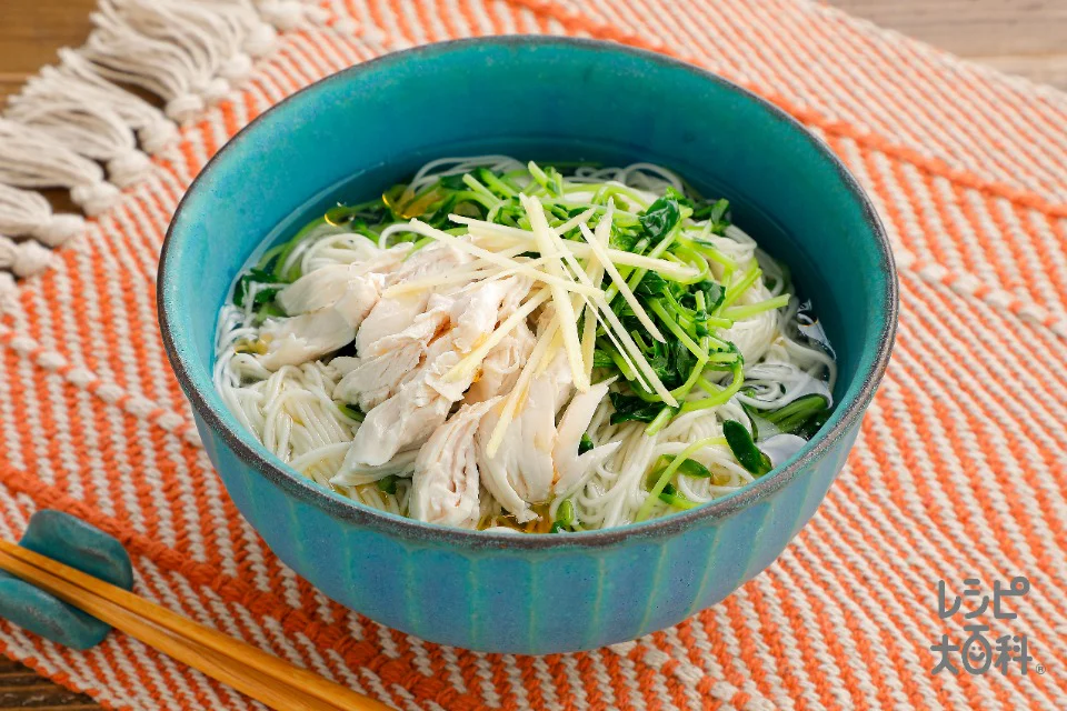 あっさり鶏だしにゅうめん