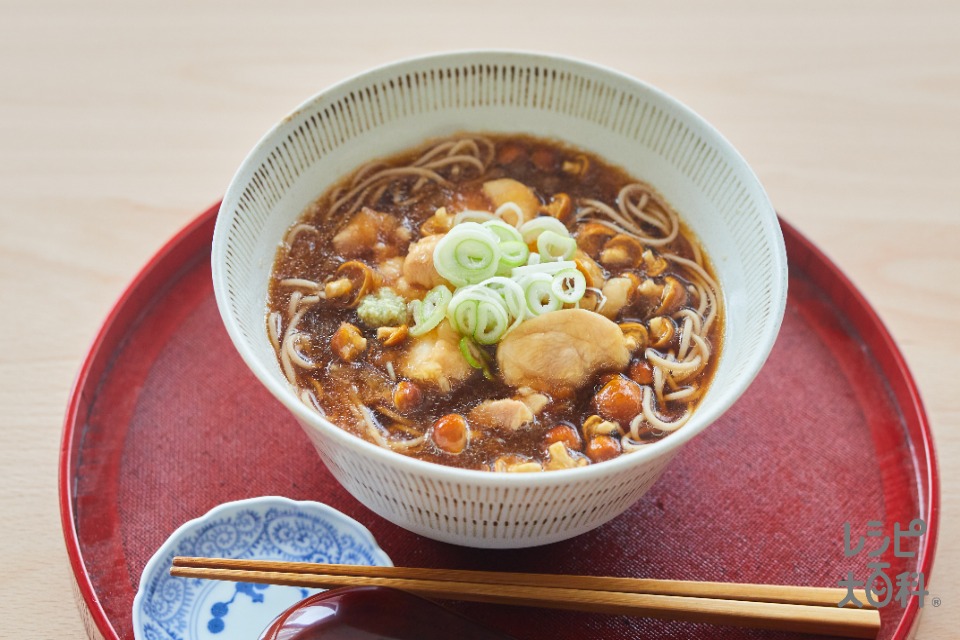 鶏肉のみぞれそば