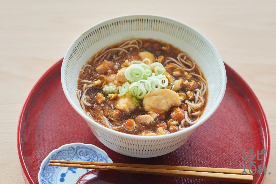 鶏肉のみぞれそば