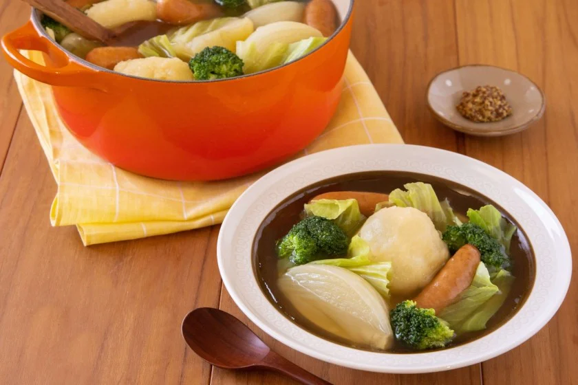 ソーセージとざく切り野菜のポトフ＜塩分控えめ＞のつくり方_4_1