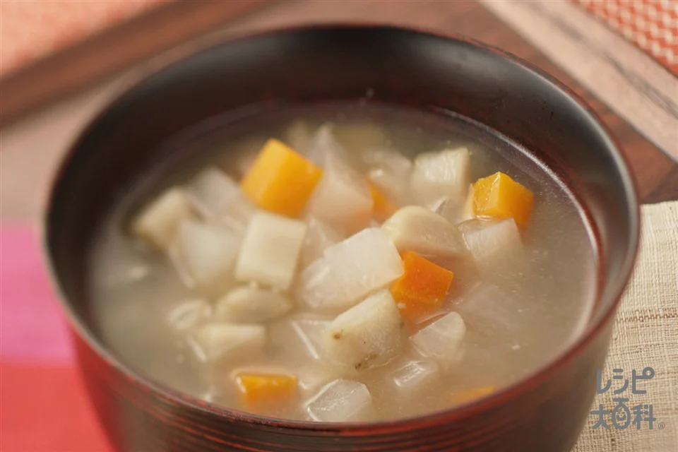 根菜のごまみそ汁
