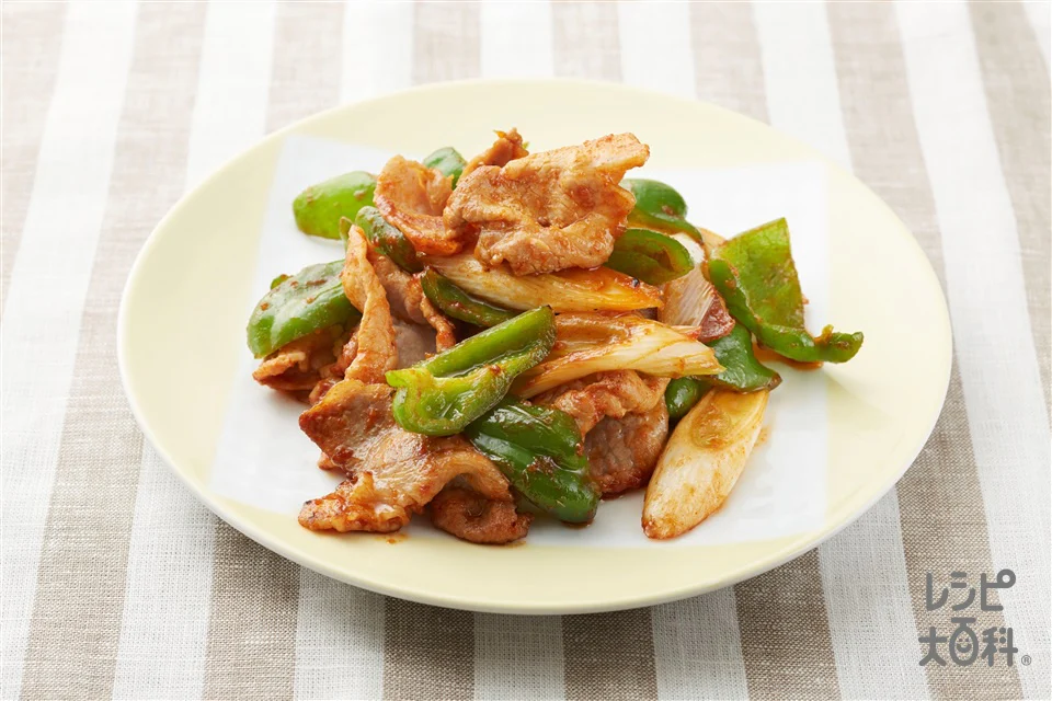 豚肉とピーマンの甘辛炒め