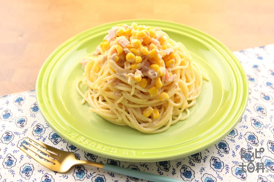 ツナコーンマヨパスタ