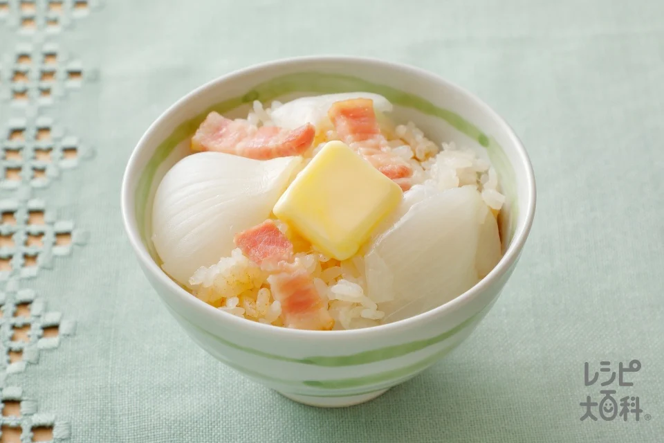新玉まるごと!バターだし炊きごはん