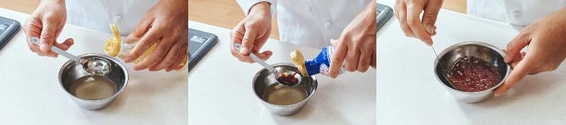 最後に煮汁を作れば、準備完了です
