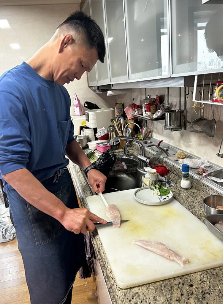 家族で会話しながら食べる時間が、何よりも大事