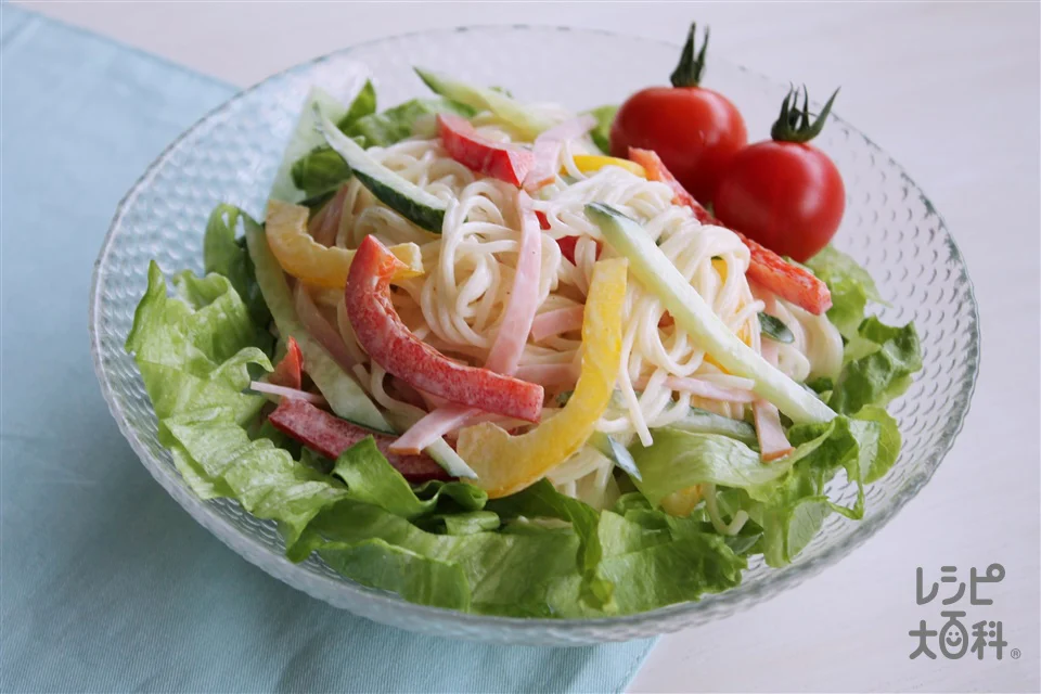 温麺サラダ