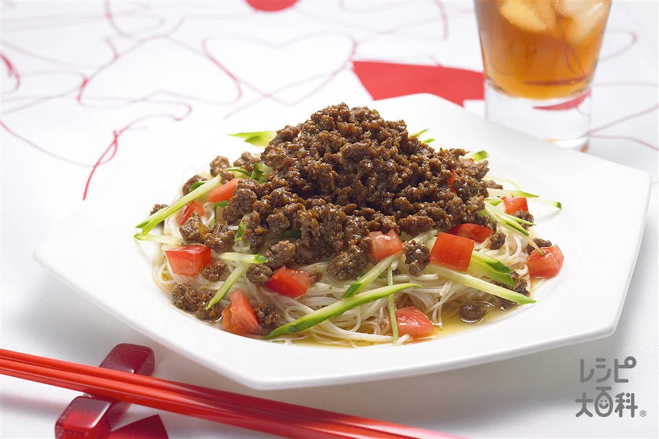 トマトのジャージャーそうめん