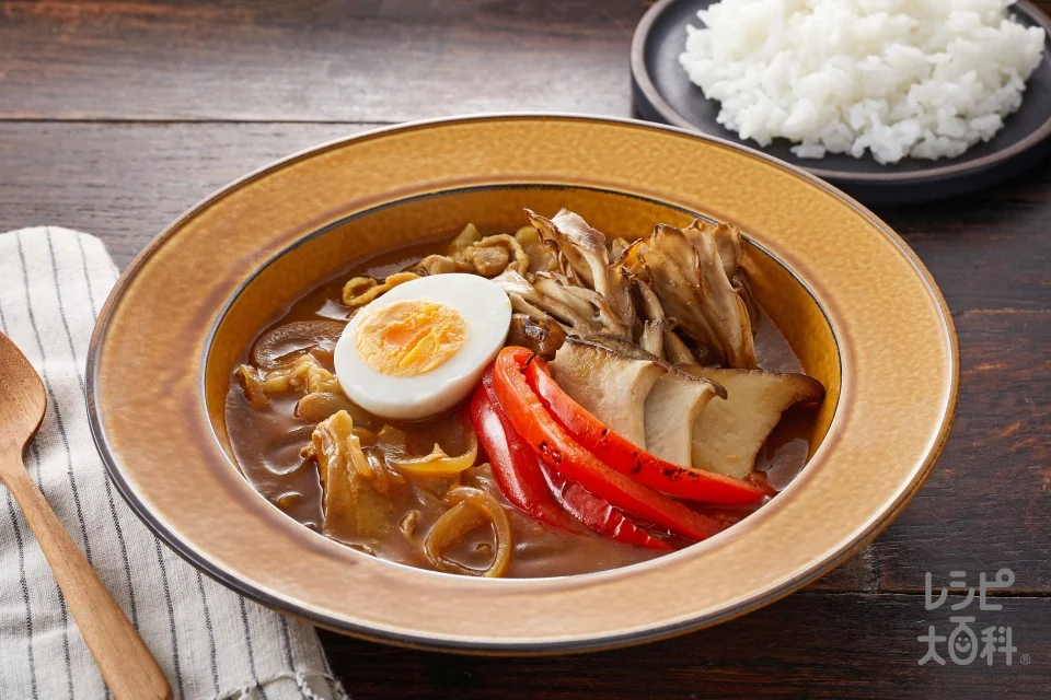 きのこのスープカレー
