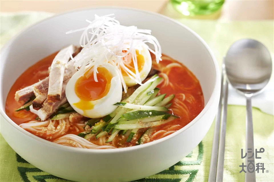 韓国冷めん風ぶっかけそうめん