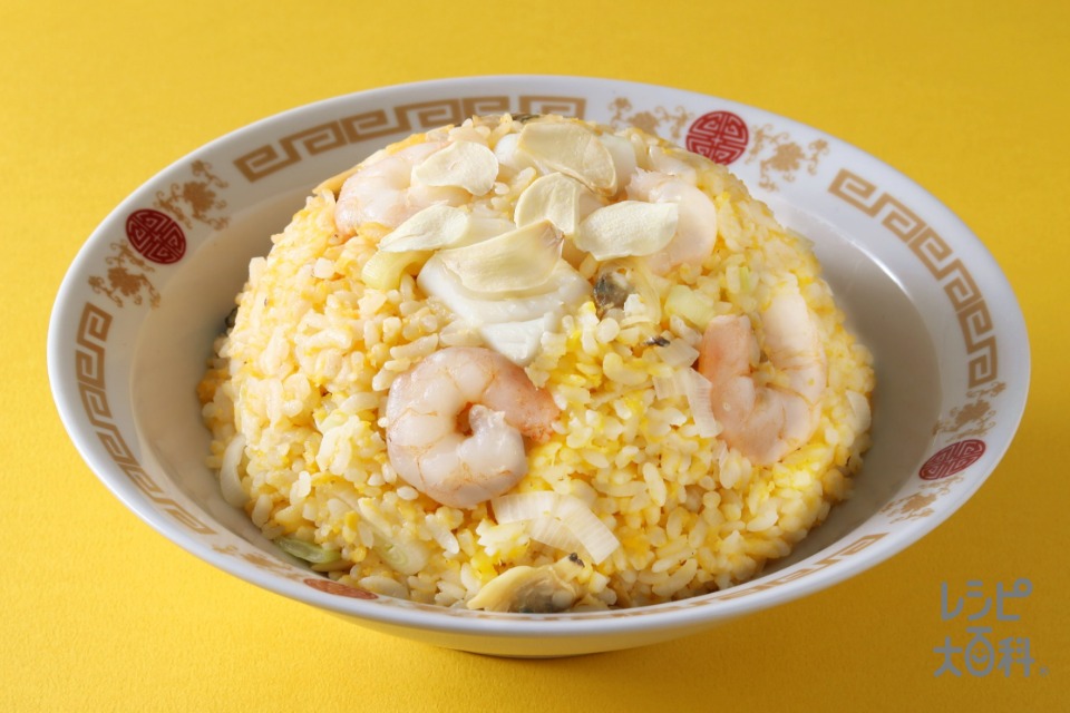 鶏だし×海鮮チャーハンの作り方 | レシピ |【味の素パーク】