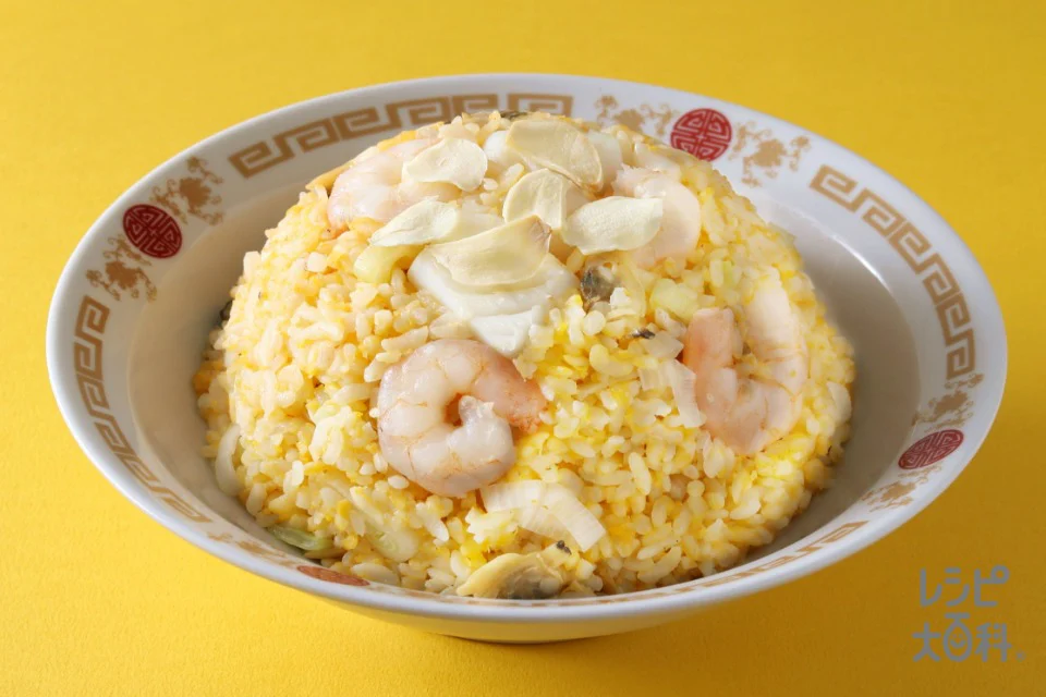鶏だし×海鮮チャーハン